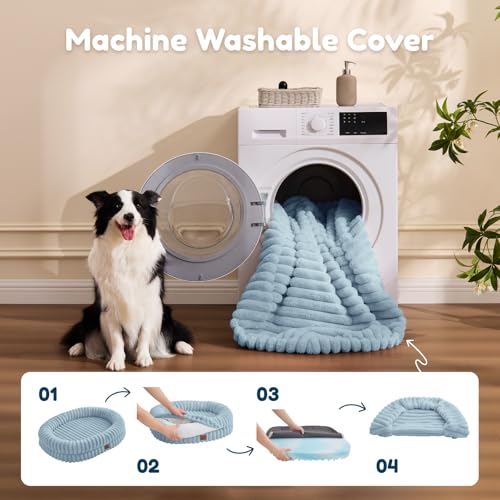 Orthopedic Dog Bed (Light Blue / M(30*24*7))