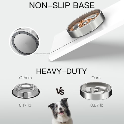 Slow Feeder Dog Bowls (2-Pack)