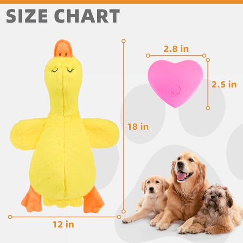 Calming Duck Toy for Dogs (Yellow)