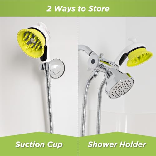 Dog Washing Hose Attachment for Shower and Garden Hose (Shower Kit & Garden Hose (Steady Pressure))