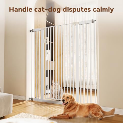 Extra Tall Pet Gate (White / 29.5"-43"W)