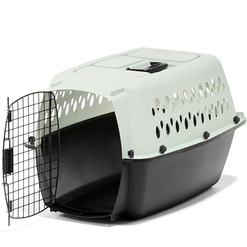 Pet Porter Fashion Dog Kennel (24.1"L x 16.7"W x 14.5"H / Aqua Blue/Black)