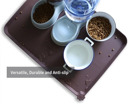 X Large Silicone Non (28" x 20" / Dark Oak)