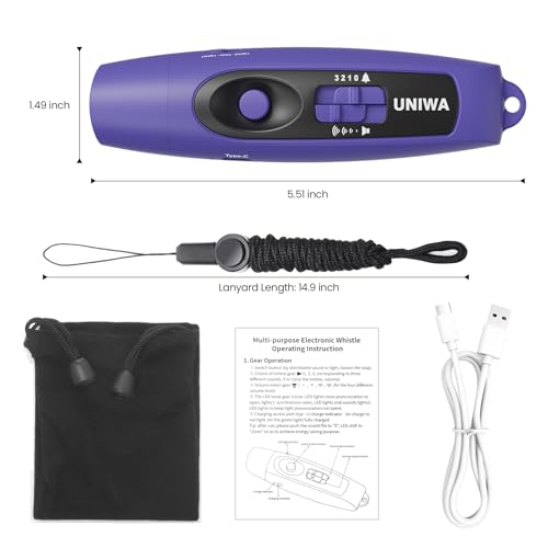 Electronic Whistle with USB Charging (blue)