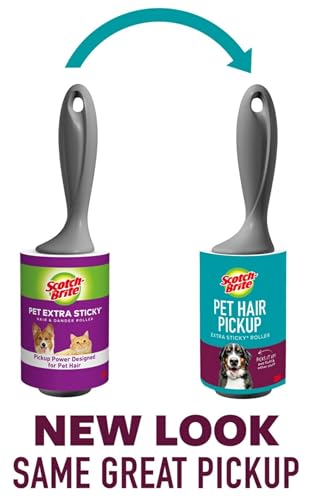 Pet Hair Pickup Extra Sticky Lint Roller Refills (3 Pack)