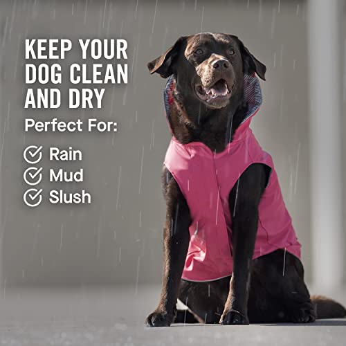 Torrential Tracker Dog Rain Jacket (28 (27-29" back length) / Pink)
