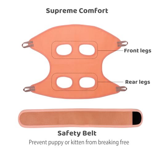 Dog Grooming Hammock Harness for Dogs (S（Suitable for 12-25lbs）)