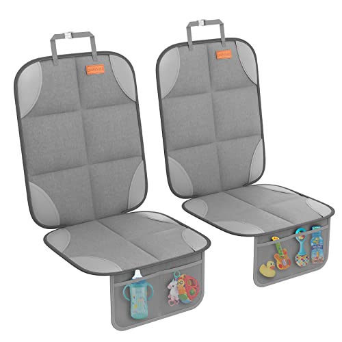2 Pack Car Seat Protector (Light Grey / 2PS)