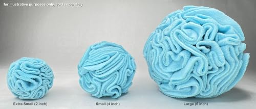 Puppy Small Breed Snuffle Dog Puzzle Ball Toy Blue Extra Small (Blue / Extra Small)