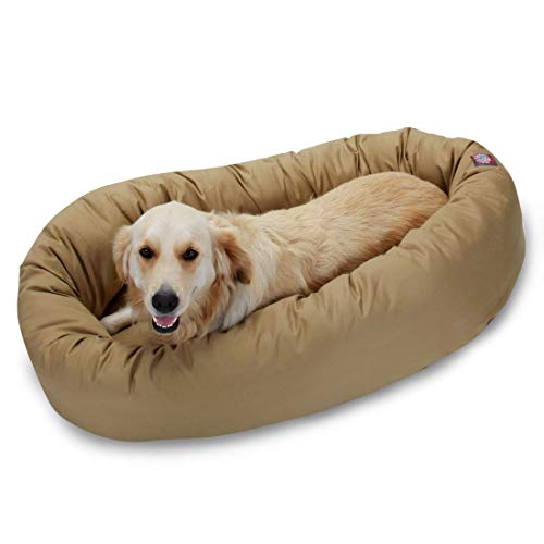Bagel Calming Dog Bed (Khaki)