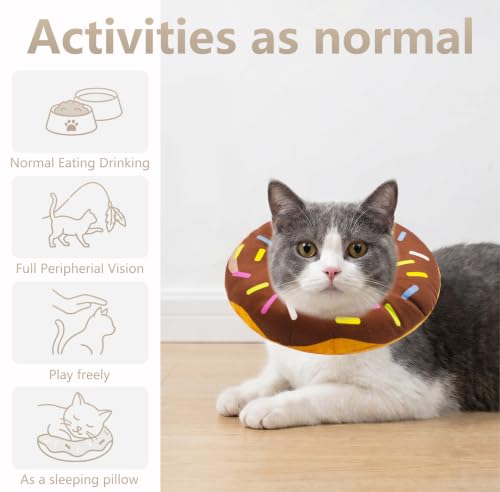 Cat Cone Collar Soft (Brown / Medium)