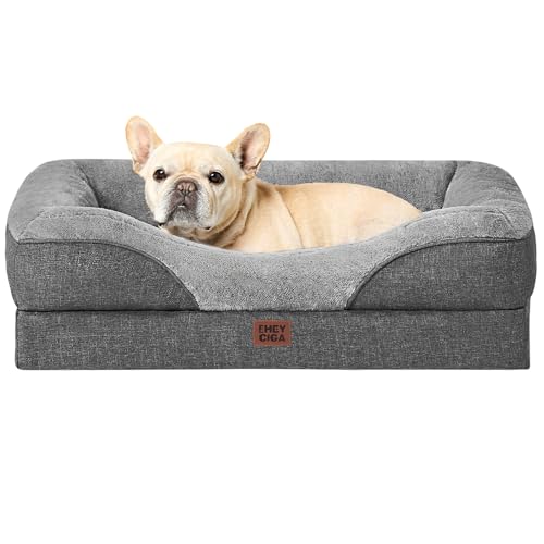 Orthopedic Dog Bed for Medium Dog (Grey / 30x20x6.5)
