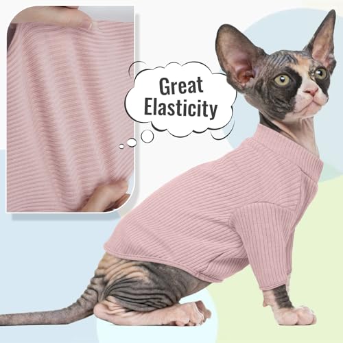 Sphynx Hairless Cats Shirt Pullover Kitten T (X-Small / Pink)