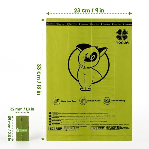 Dog Poop Bags Rolls with OK biobased Certified (1 Count (Pack of 720))