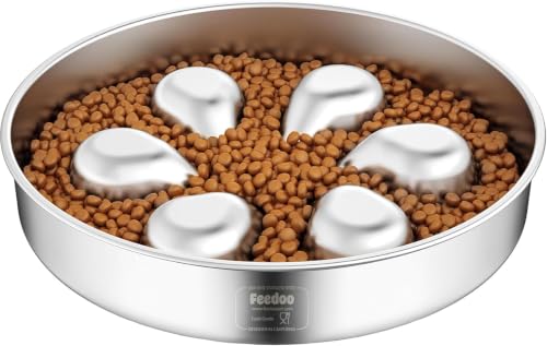 Slow Feeder Dog Bowl 3.5 (Flower-1Pack)