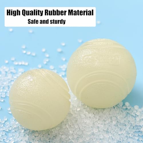 2 PCS Glowing Fetch Balls (Luminous / 6cm (ball only))