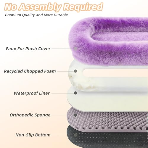 Human Dog Bed (Purple)