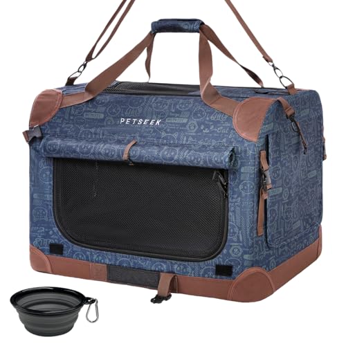 Extra Large Cat Carrier Soft Sided (Navy)