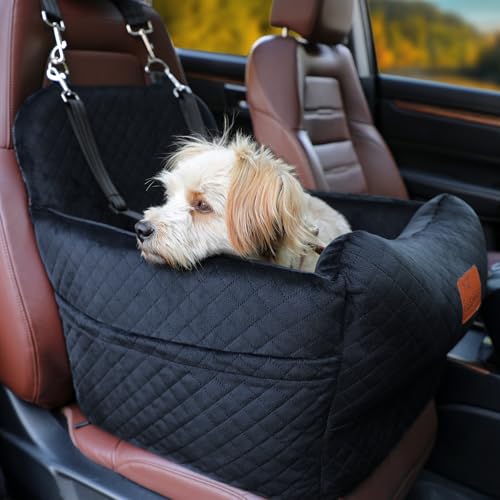 Dog Booster Car Seat for Medium (Black)