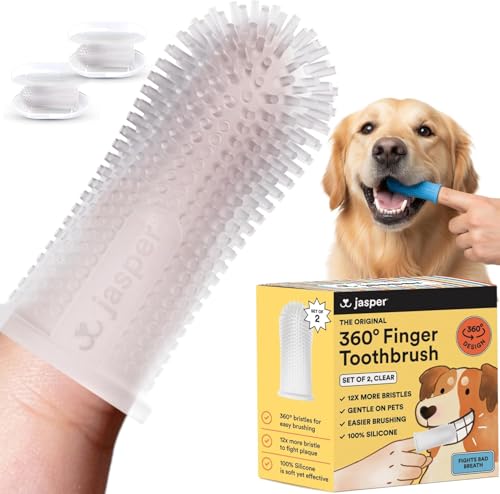 Dog Toothbrush (Clear (2-pack))