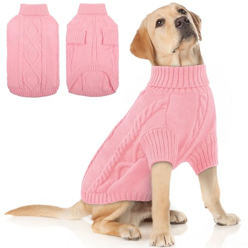 XXL Dog Sweater (XX-Large / Pink)