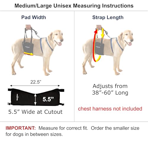 K9 Sling Hind Leg Support (Medium-Large - Unisex)