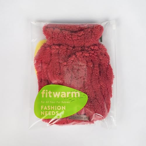 Turtleneck Fleece Dog Sweater Pajamas (Small / Red)