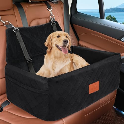 Dog Car Seat for Large Medium Size Dogs (Black)