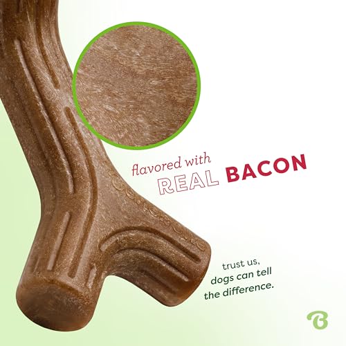 Brinquedo Mordedor Para Cachorro Benebone Bacon Stick Pequeno (REAL Bacon / Small)
