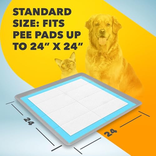 Dog Pee Pad Holder (Gray / 24 x 24 Inches)