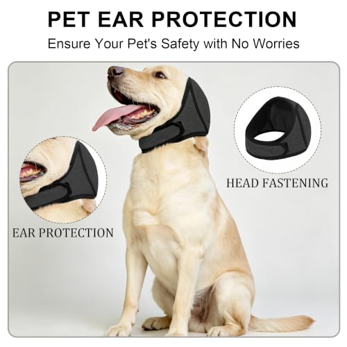 Dog Ear Protection Wrap (Grey / Small)