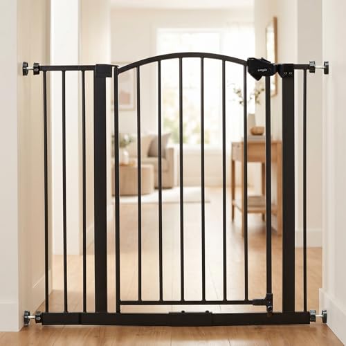 Safety 30" 35" Extra Wide Baby Gate (Bronze - 30-35"w X 30"h)