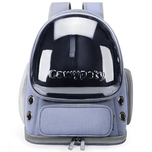 Cat Backpack Carrier Large Space Bubble Backpack up to 12lbs Blue (Blue)
