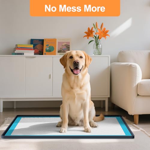Pee Pad Tray Holder for Dogs (Dark Gray / 34"L x 28"W)