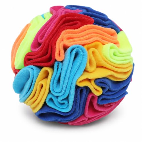 Snuffle Ball Snuffle Ball for Small Dogs (Rainbow-colored / Small)