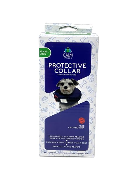 Calm Paws Protective Inflatable Collar w (X-Small)