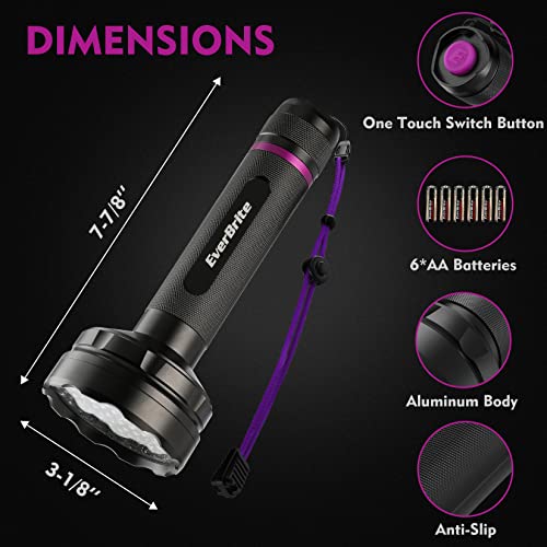 100 LED UV Blacklight Flashlight (100 LED)