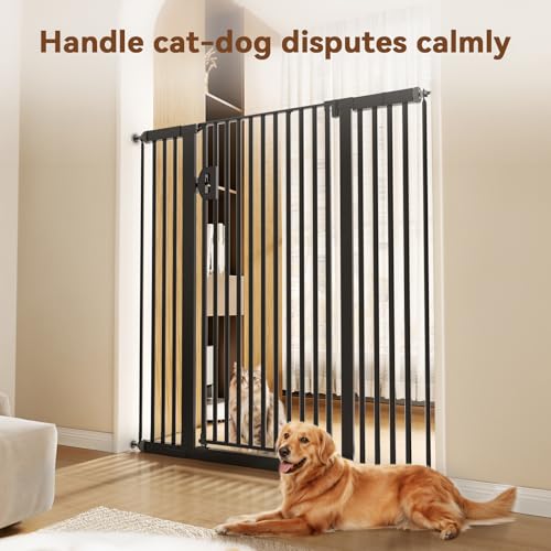 57" Extra Cat Gate (Black / 29.5"-43"W)