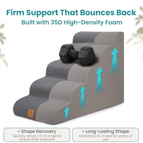 Dog Steps for High Bed (Gray / 5-Step (H22.4))