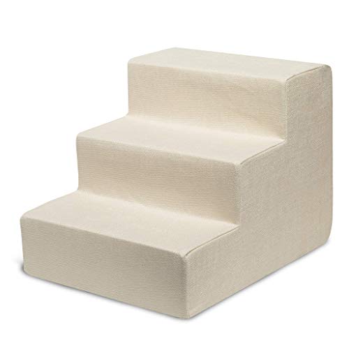 Dog Stairs & Steps (Ivory / H: 13.5 Inches)