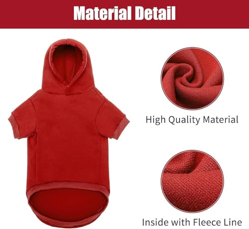 Security Dog Hoodie (#1 Red(Security) / Small/Medium (All Breed Sizes))