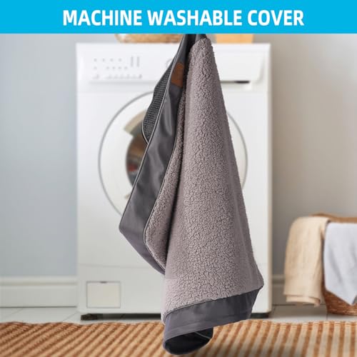Washable Orthopedic Small Dog Bed (Grey / 24.0"L x 16.0"W x 3.0"Th)