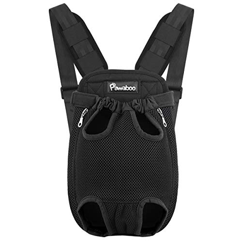 Pet Front Carrier Backpack for Small Medium Dogs (A-Black / Large (Pack of 1))