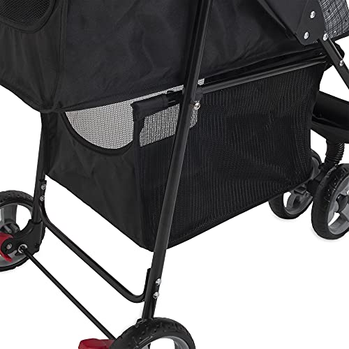 Gen7 Pet Starry Night Gray Regal Plus Pet Stroller (Light Gray)