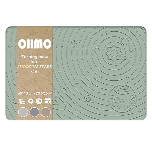 Galaxy Pet Feeding Mat (23.6"L x 15.8"W / Sage Green)