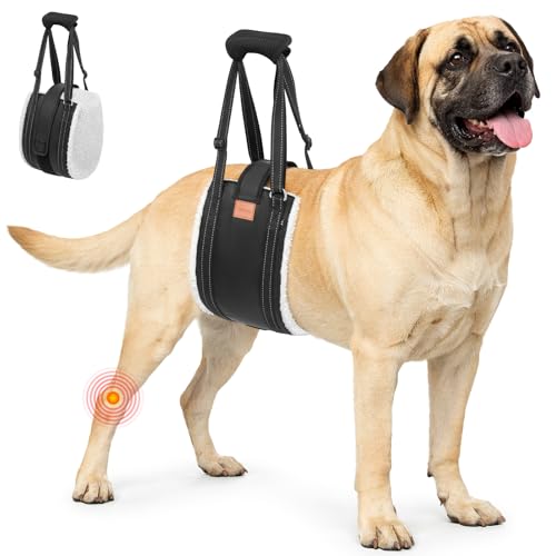 Adjustable Dog Sling for Large Dogs Hind Leg Support ACL Recovery (Extra Large)