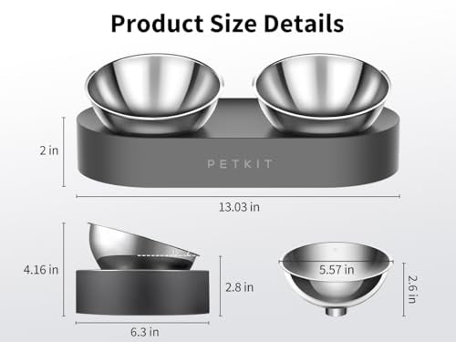 304 Stainless Steel Elevated Cat Bowls&Dog Bowls