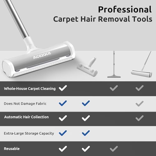 A3 Pro Carpet Roller for Pet Hair (Gray)