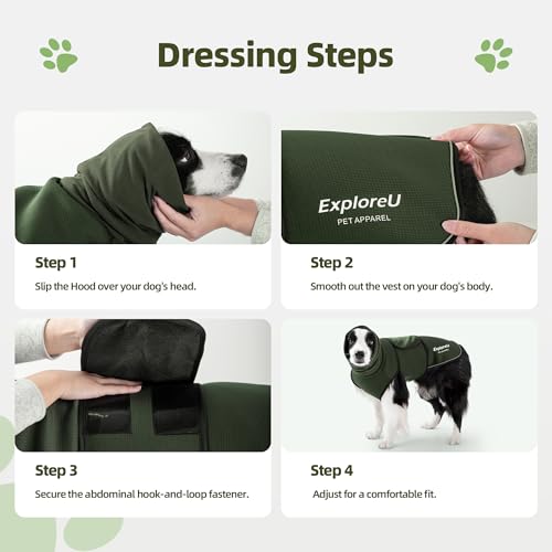 Dog Anxiety Vest (Green / M)