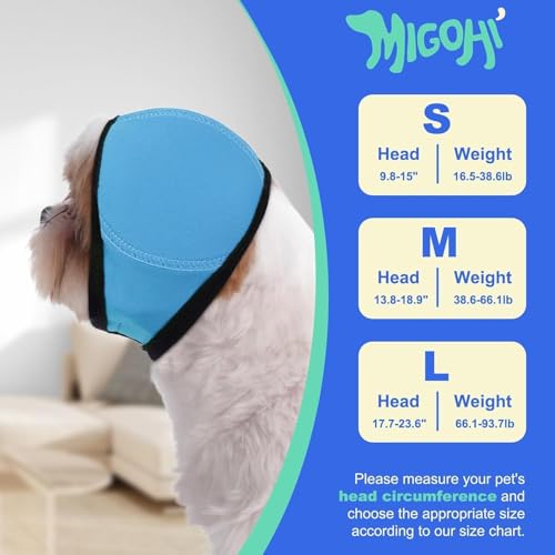 Dog Ear Muffs Noise Protection (S / Lake Blue)